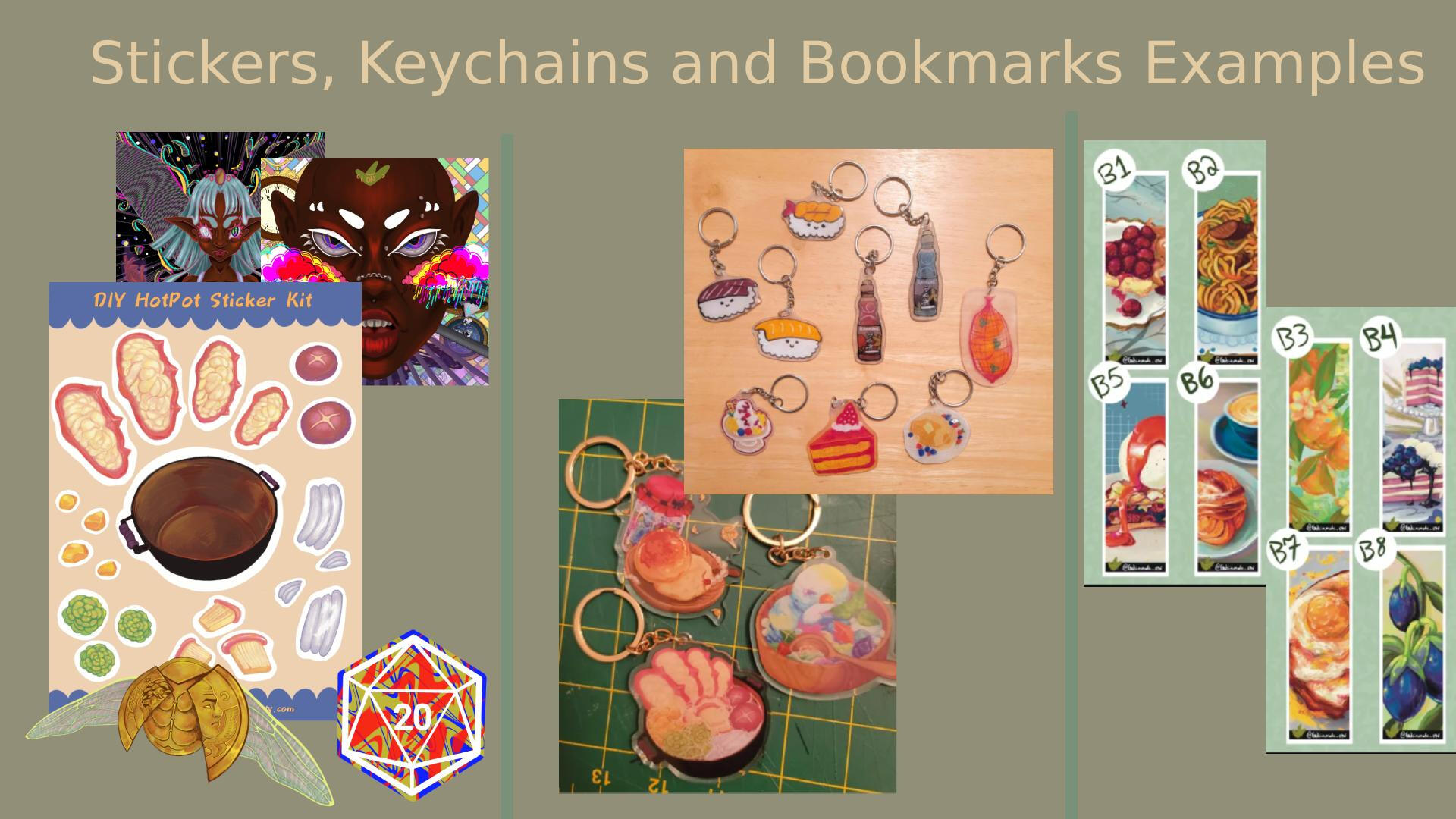 stickers, keychains or bookmarks (if against the rules) can be taking out of my display, no questions needed Jan - March 2024